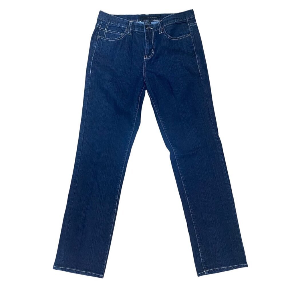 Calvin Klein Skinny Jeans in Dark Indigo Blue Size 10